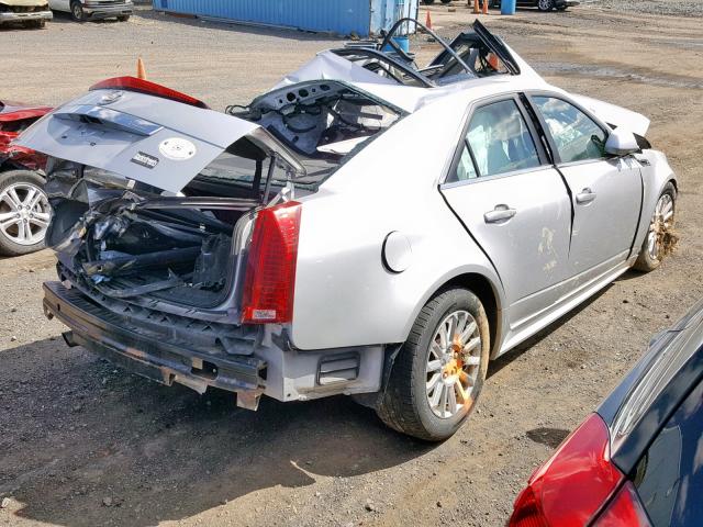 1G6DG5EY1B0115446 - 2011 CADILLAC CTS LUXURY SILVER photo 4