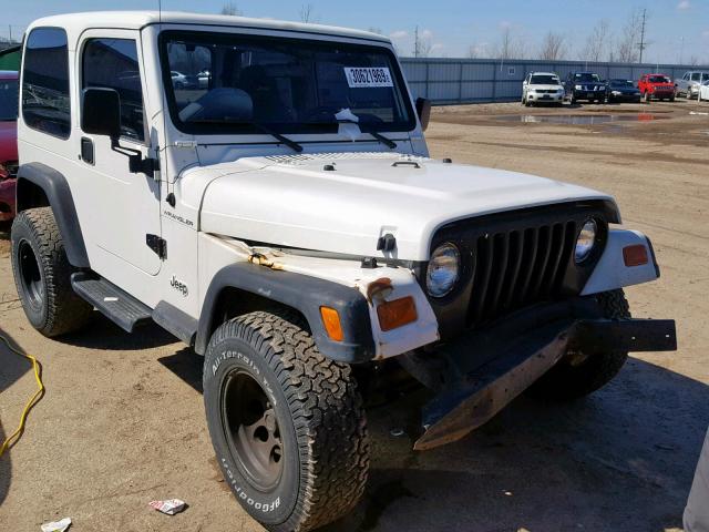 1J4FY29P8VP436702 - 1997 JEEP WRANGLER / WHITE photo 1