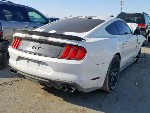 1FA6P8CF2J5138220 - 2018 FORD MUSTANG GT WHITE photo 4