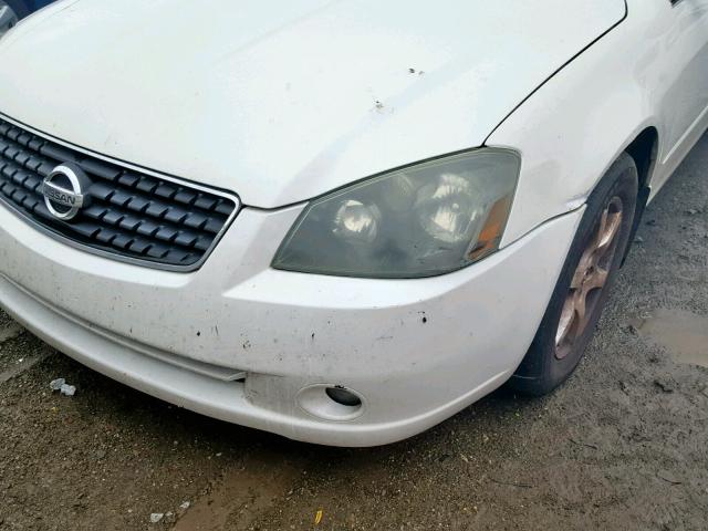 1N4BL11D76C245351 - 2006 NISSAN ALTIMA SE WHITE photo 9