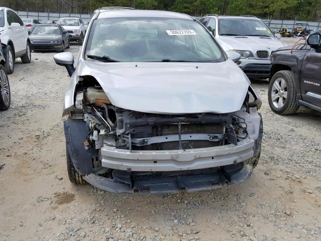 3FADP4AJ2DM192266 - 2013 FORD FIESTA S SILVER photo 9