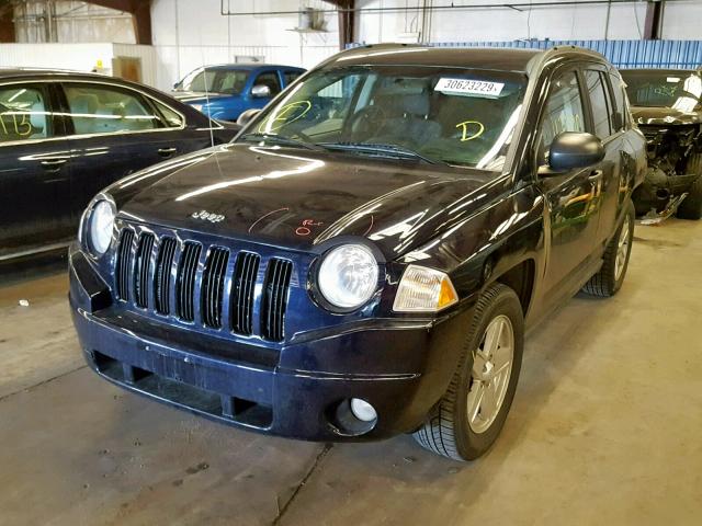 1J4NF1FB3AD646320 - 2010 JEEP COMPASS SP BLUE photo 2