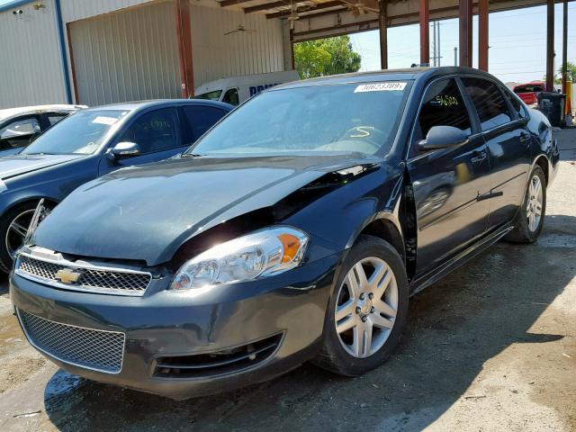 2G1WB5E39G1160003 - 2016 CHEVROLET IMPALA LIM BLUE photo 2