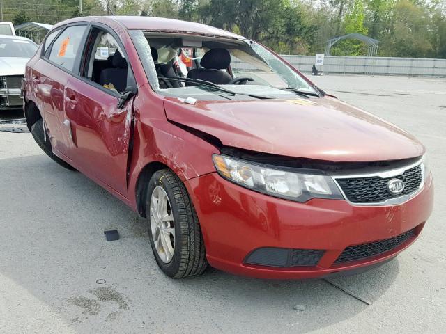 KNAFU5A28C5481454 - 2012 KIA FORTE EX MAROON photo 1