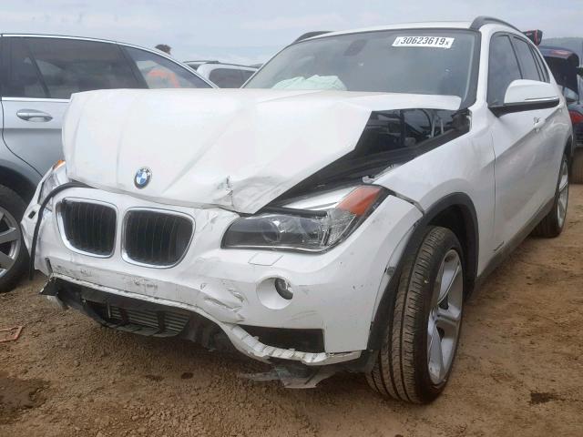 WBAVM5C59DVV90249 - 2013 BMW X1 XDRIVE3 WHITE photo 2