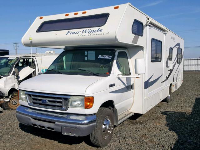 1FDXE45S16DA95067 - 2007 FOUR MOTORHOME WHITE photo 2