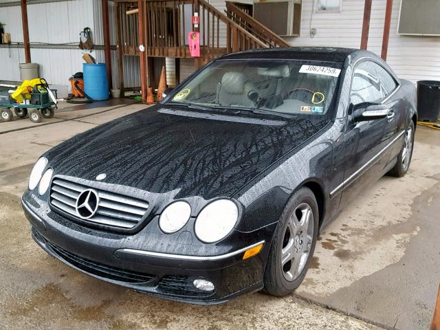 WDBPJ75J93A035364 - 2003 MERCEDES-BENZ CL 500 BLACK photo 2