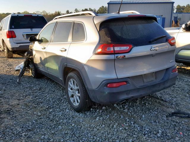 1C4PJLCB1EW221444 - 2014 JEEP CHEROKEE L SILVER photo 3