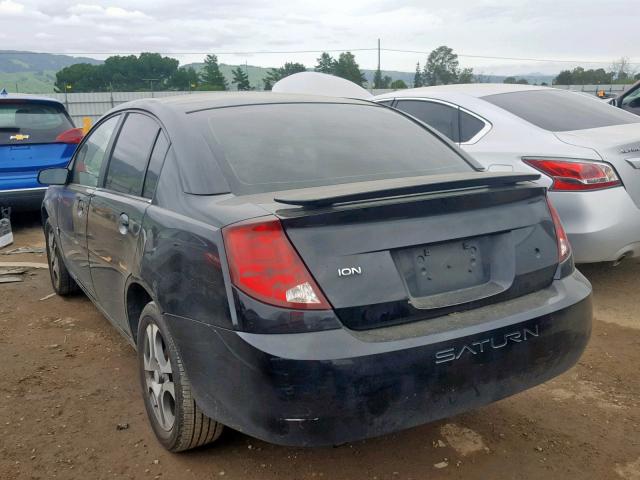 1G8AL52F25Z143183 - 2005 SATURN ION LEVEL BLACK photo 3
