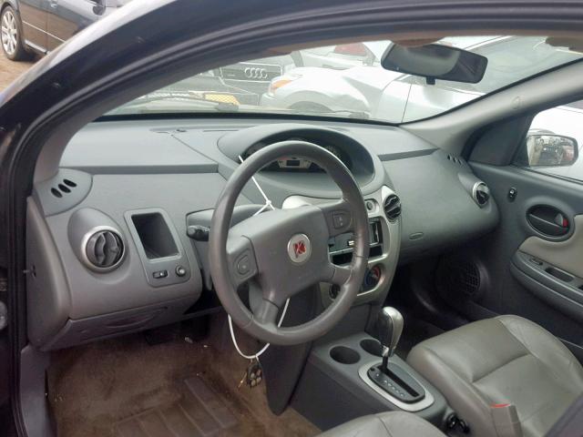 1G8AL52F25Z143183 - 2005 SATURN ION LEVEL BLACK photo 9