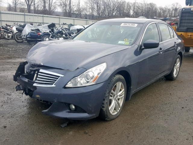 JN1CV6AR6BM353503 - 2011 INFINITI G37 CHARCOAL photo 2