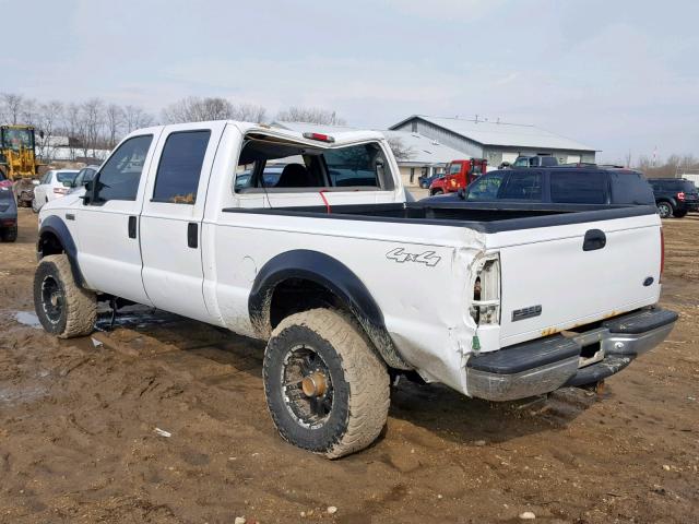 1FTWW31Y25EB29981 - 2005 FORD F350 SRW S WHITE photo 3