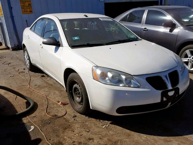 1G2ZF57B084172967 - 2008 PONTIAC G6 VALUE L WHITE photo 1