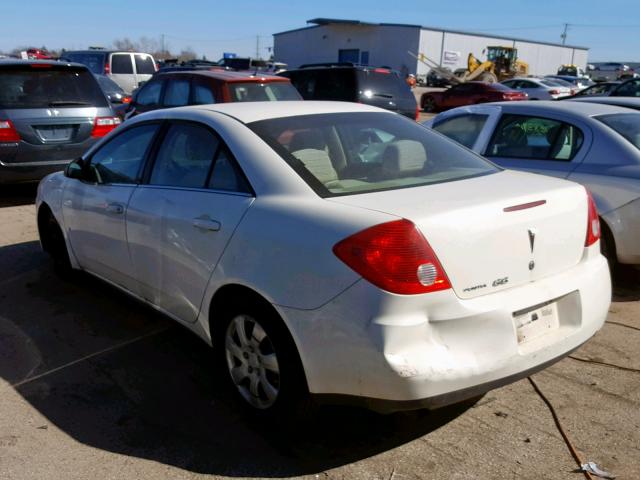 1G2ZF57B084172967 - 2008 PONTIAC G6 VALUE L WHITE photo 3