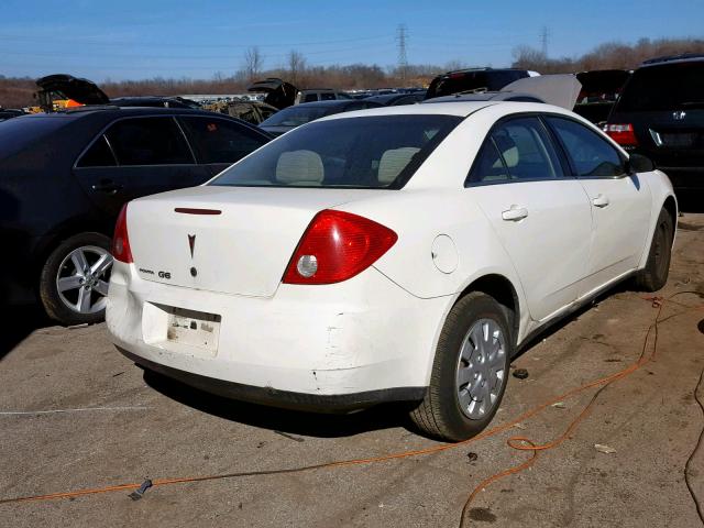 1G2ZF57B084172967 - 2008 PONTIAC G6 VALUE L WHITE photo 4