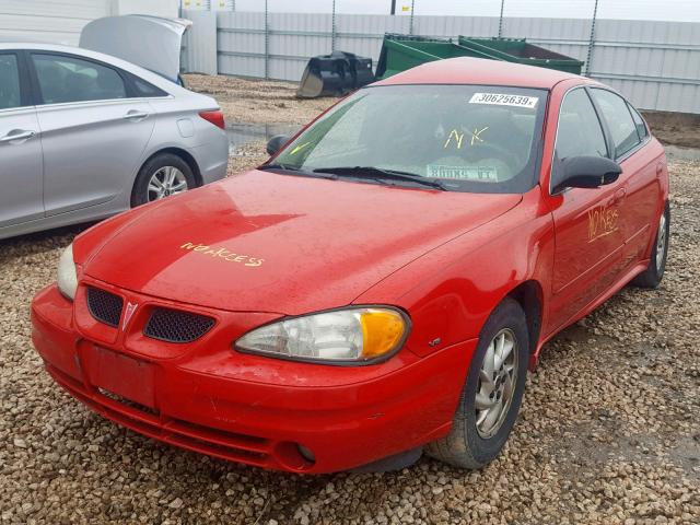 1G2NF52E64C245615 - 2004 PONTIAC GRAND AM S BLACK photo 2