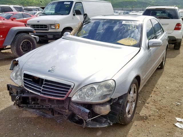 WDBNG75J24A428050 - 2004 MERCEDES-BENZ S 500 SILVER photo 2