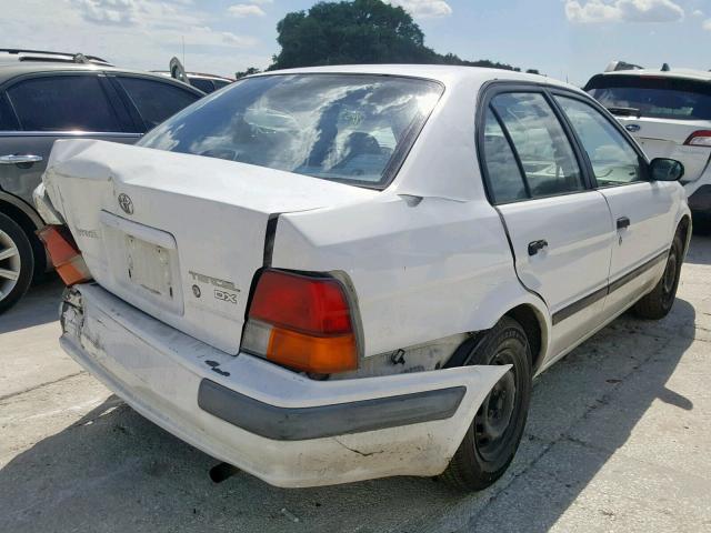 JT2BC52L4T0115167 - 1996 TOYOTA TERCEL DX WHITE photo 4