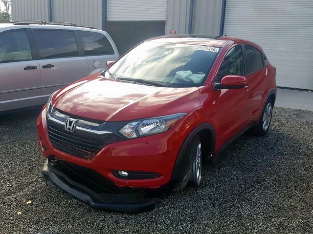 3CZRU6H59GM724768 - 2016 HONDA HR-V EX RED photo 2