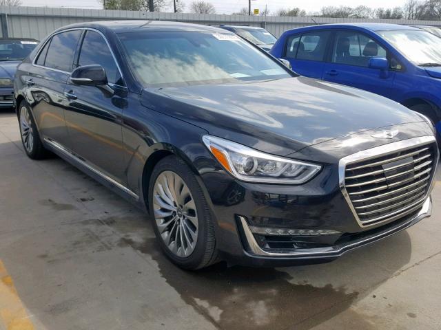 KMHG54JH7JU037757 - 2018 GENESIS G90 ULTIMA BLACK photo 1