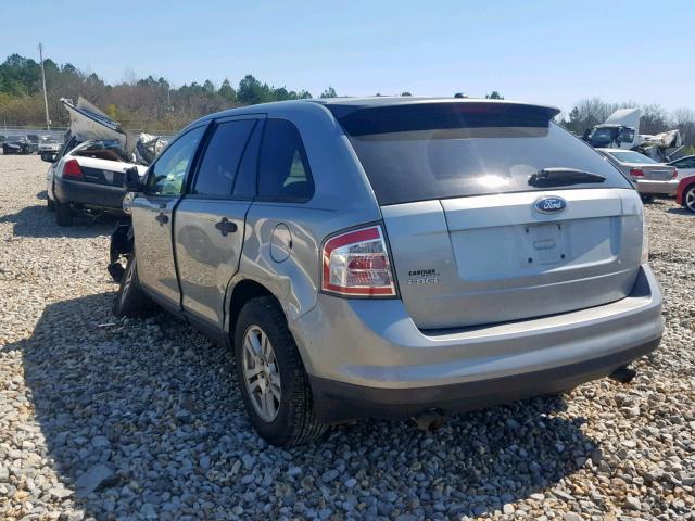 2FMDK36C87BB29963 - 2007 FORD EDGE SE SILVER photo 3