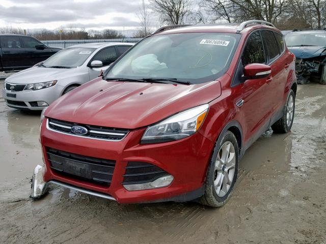 1FMCU0J92GUA55675 - 2016 FORD ESCAPE TIT RED photo 2