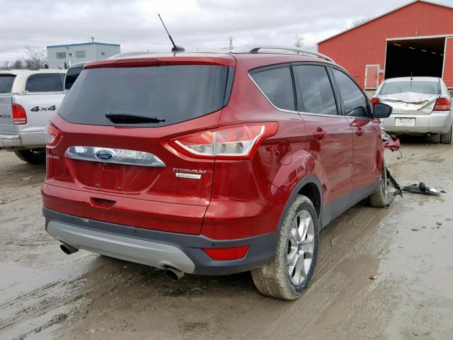 1FMCU0J92GUA55675 - 2016 FORD ESCAPE TIT RED photo 4