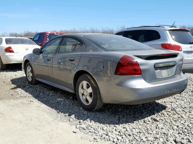 2G2WP552281109545 - 2008 PONTIAC GRAND PRIX GRAY photo 3