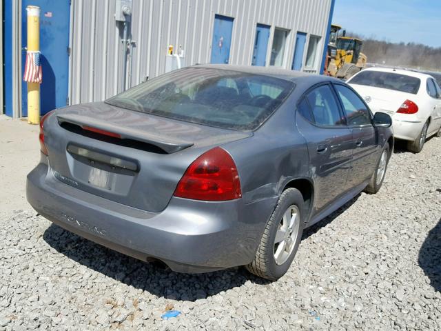 2G2WP552281109545 - 2008 PONTIAC GRAND PRIX GRAY photo 4