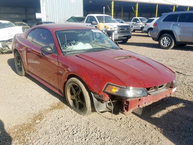 1FAFP42X03F352090 - 2003 FORD MUSTANG GT BURGUNDY photo 1