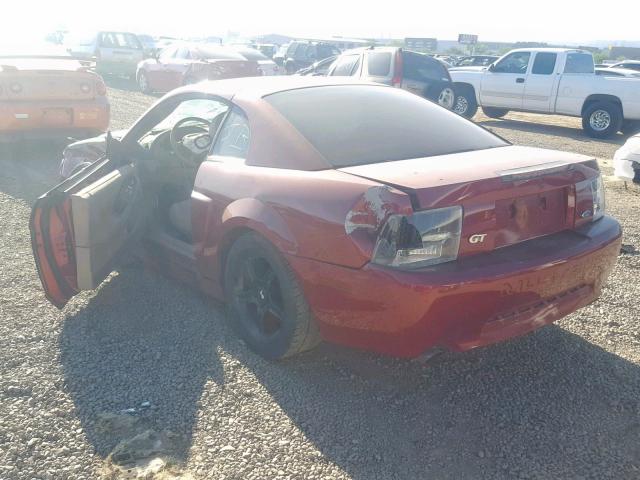 1FAFP42X03F352090 - 2003 FORD MUSTANG GT BURGUNDY photo 3