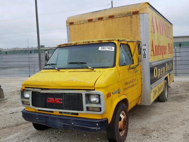 1GDHG31K9SF521679 - 1995 GMC CUTAWAY VA YELLOW photo 2