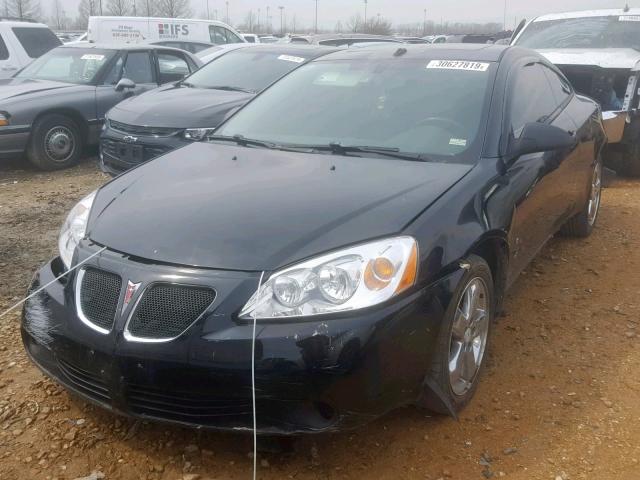 1G2ZH17N384148921 - 2008 PONTIAC G6 GT BLACK photo 2