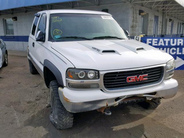 1GTGK29U31Z160056 - 2001 GMC NEW SIERRA WHITE photo 1