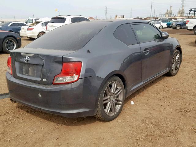 JTKJF5C70D3059622 - 2013 TOYOTA SCION TC გრაფიტი ფოტო 4