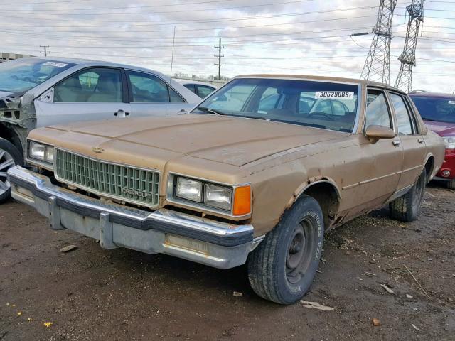 1G1BN69H7GX167956 - 1986 CHEVROLET CAPRICE CL BROWN photo 2