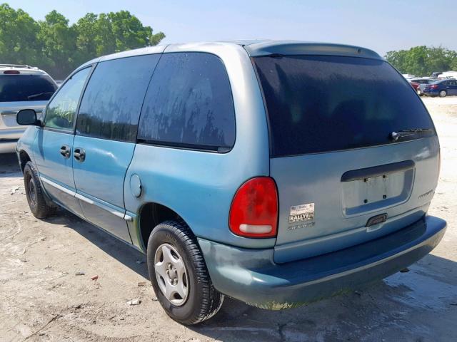 2B4GP25G4XR234909 - 1999 DODGE CARAVAN BLUE photo 3