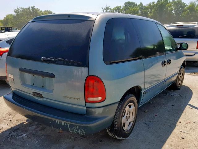 2B4GP25G4XR234909 - 1999 DODGE CARAVAN BLUE photo 4