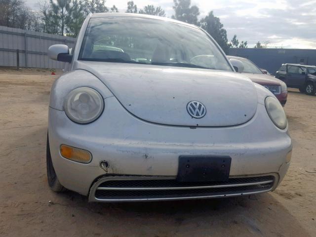 3VWBB21C71M453406 - 2001 VOLKSWAGEN NEW BEETLE Gümüş foto 9