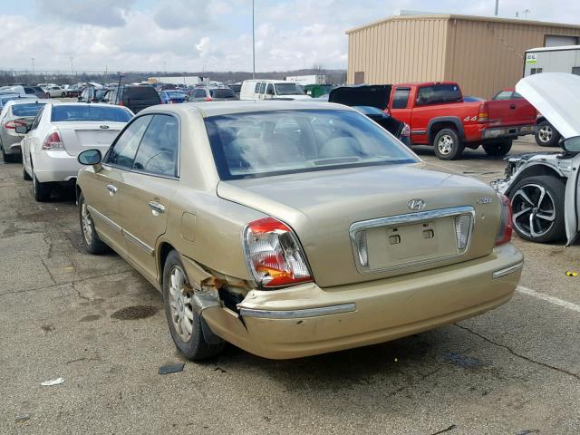 KMHFU45E64A289813 - 2004 HYUNDAI XG 350 GOLD photo 3