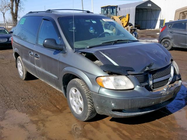 1D4GP45RX3B176686 - 2003 DODGE CARAVAN SP GREEN photo 1