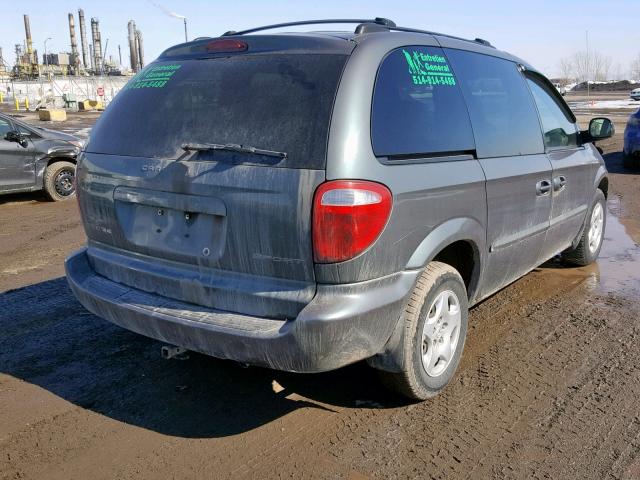 1D4GP45RX3B176686 - 2003 DODGE CARAVAN SP GREEN photo 4