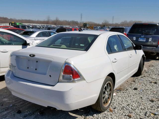 3FAHP06Z27R217795 - 2007 FORD FUSION S WHITE photo 4