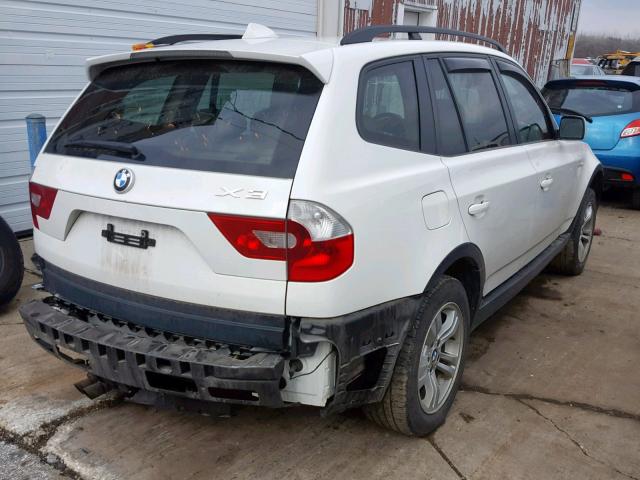 WBXPA93405WD21643 - 2005 BMW X3 3.0I WHITE photo 4