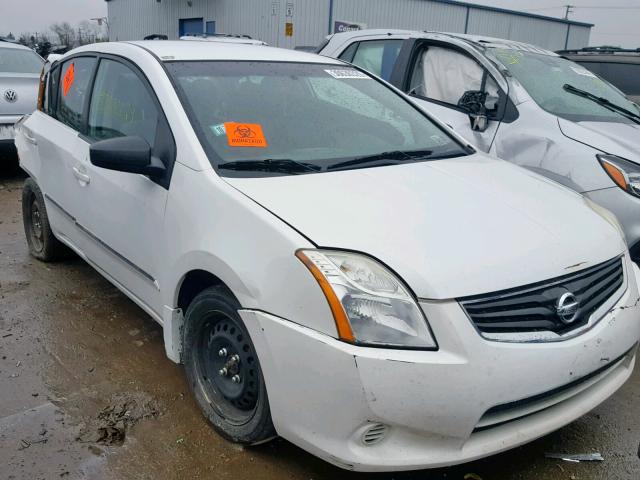 3N1AB6AP2AL725796 - 2010 NISSAN SENTRA 2.0 WHITE photo 1