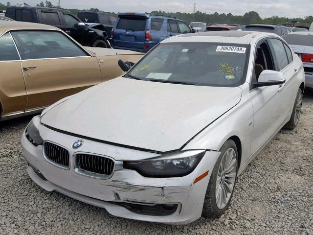 WBA3C1G53DNR47924 - 2013 BMW 328 I SULE WHITE photo 2