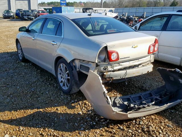 1G1ZE5EB3AF204346 - 2010 CHEVROLET MALIBU LTZ TAN photo 3