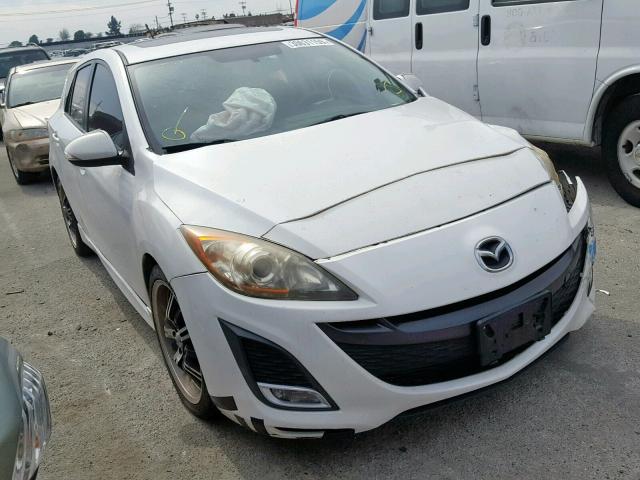 JM1BL1H59A1141294 - 2010 MAZDA 3 S WHITE photo 1