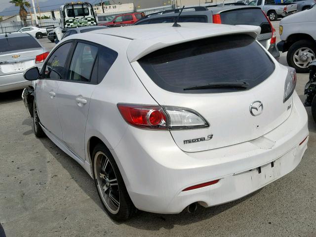 JM1BL1H59A1141294 - 2010 MAZDA 3 S WHITE photo 3