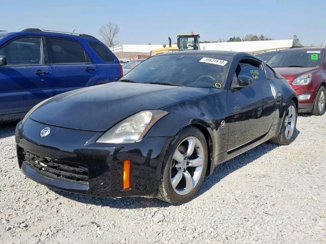 JN1BZ34D17M505967 - 2007 NISSAN 350Z COUPE BLACK photo 2